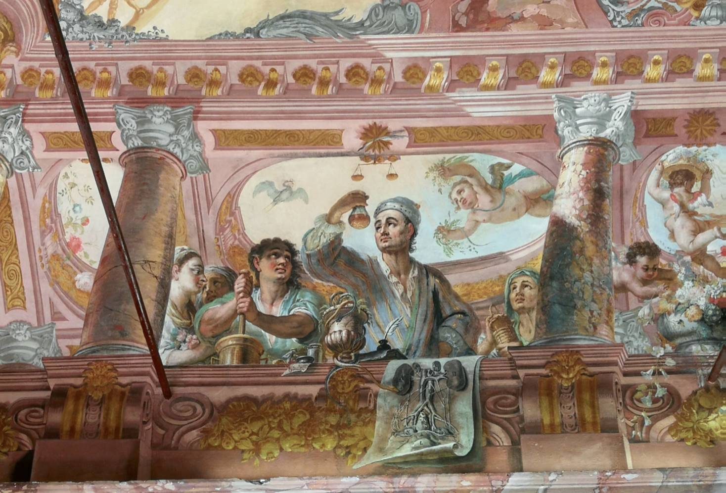 The Personation of Medicine fresco, Rome (by Paola Cosmacini) (2).jpg